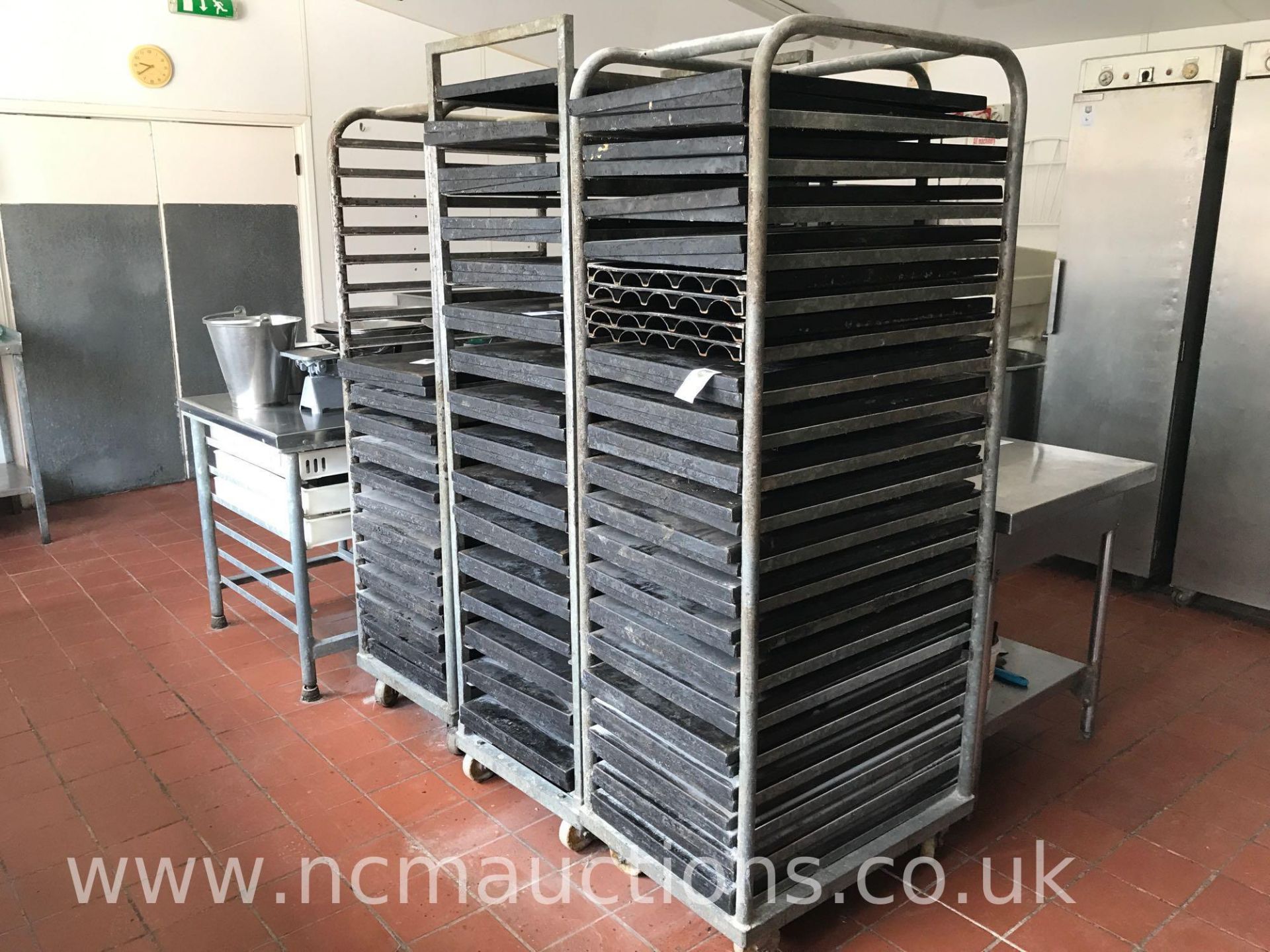 Mobile Trolleys and Baking Trays x3 - Image 2 of 3