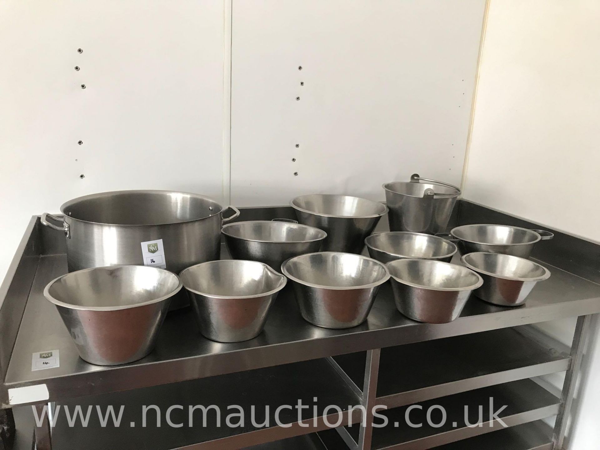 Selection of Stainless Steel Pots