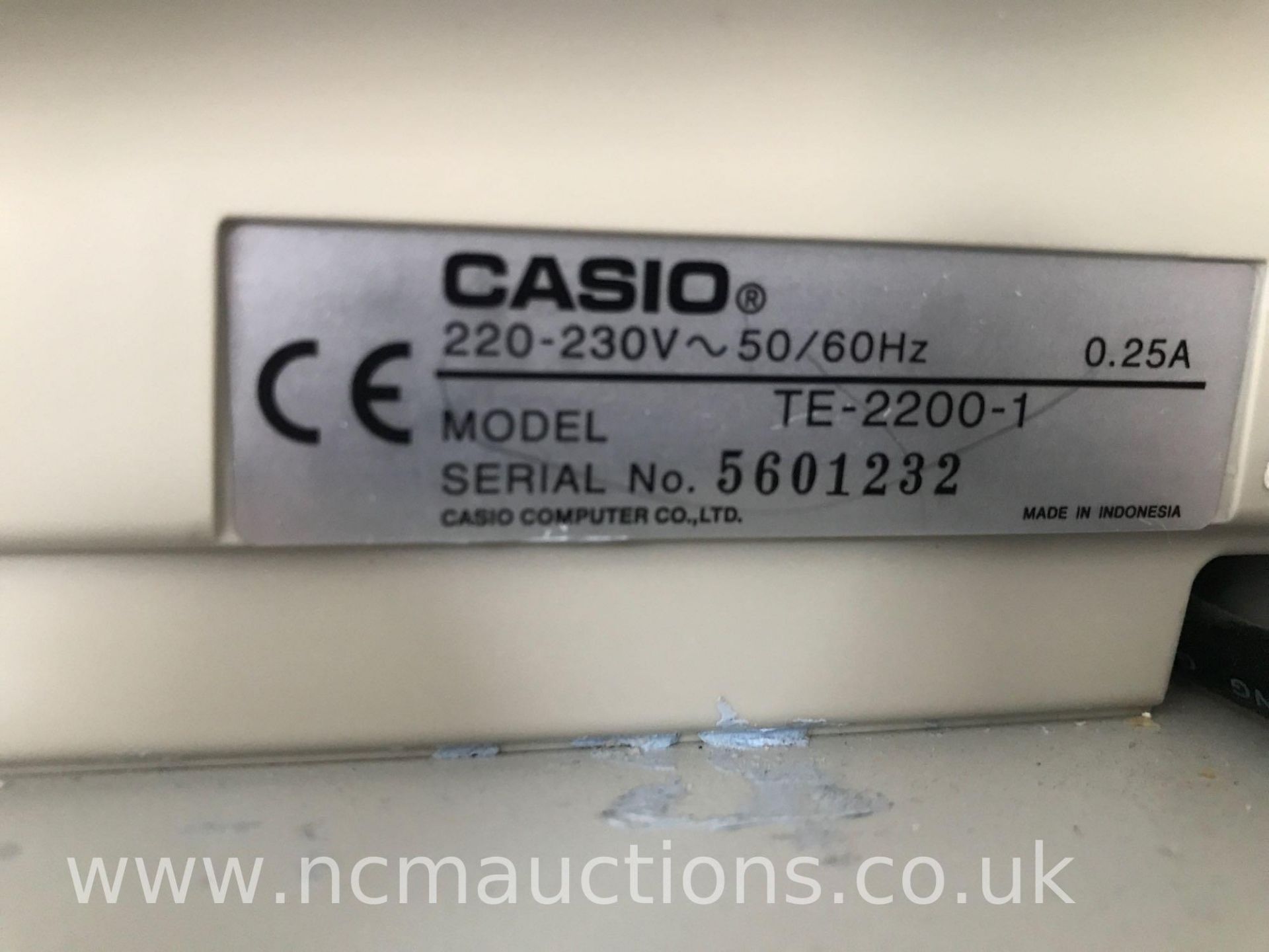 Casio Cash Register - Image 3 of 4