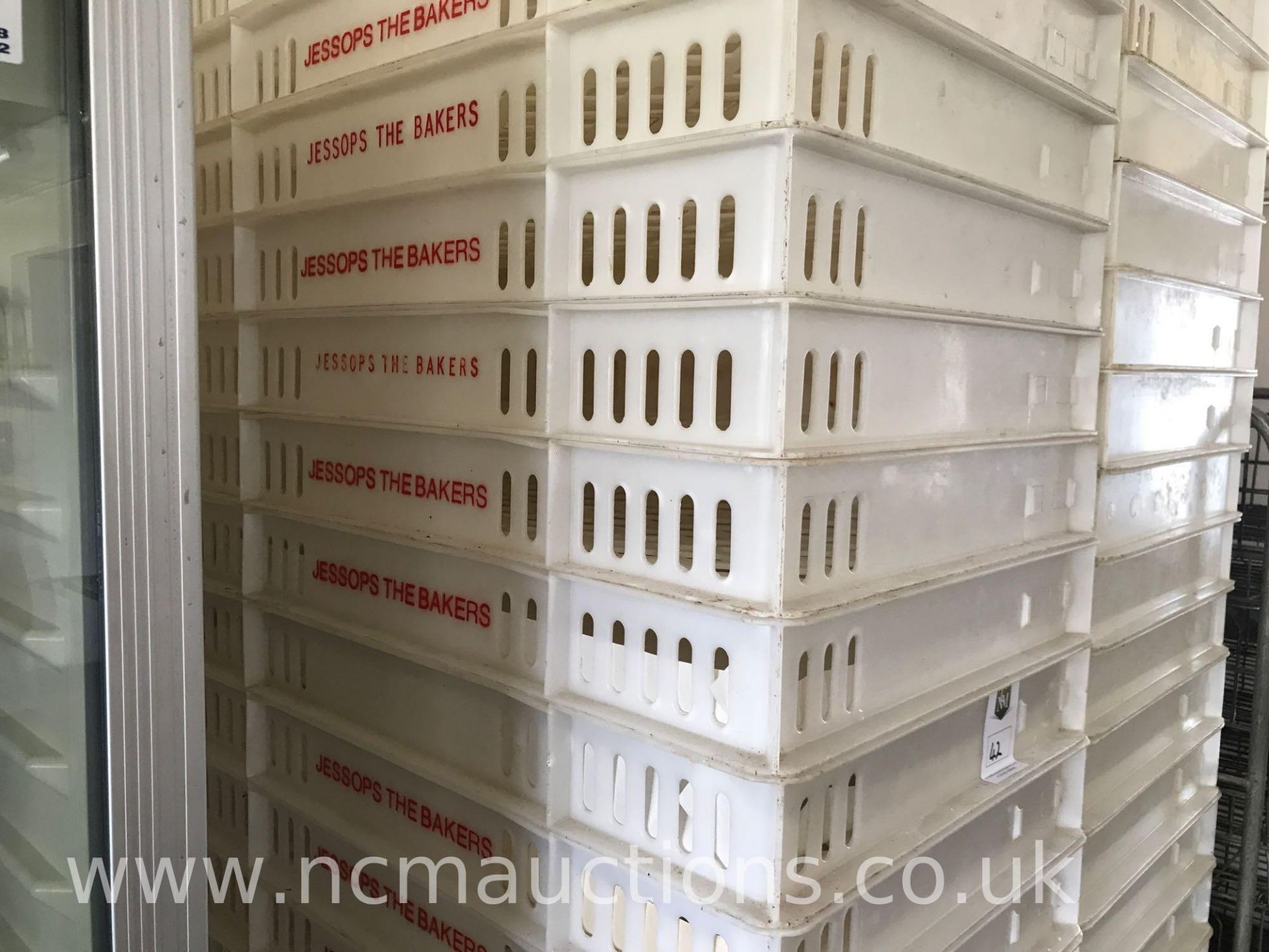 Approximately 50 Plastic Bakery Trays and Trolleys - Image 2 of 3