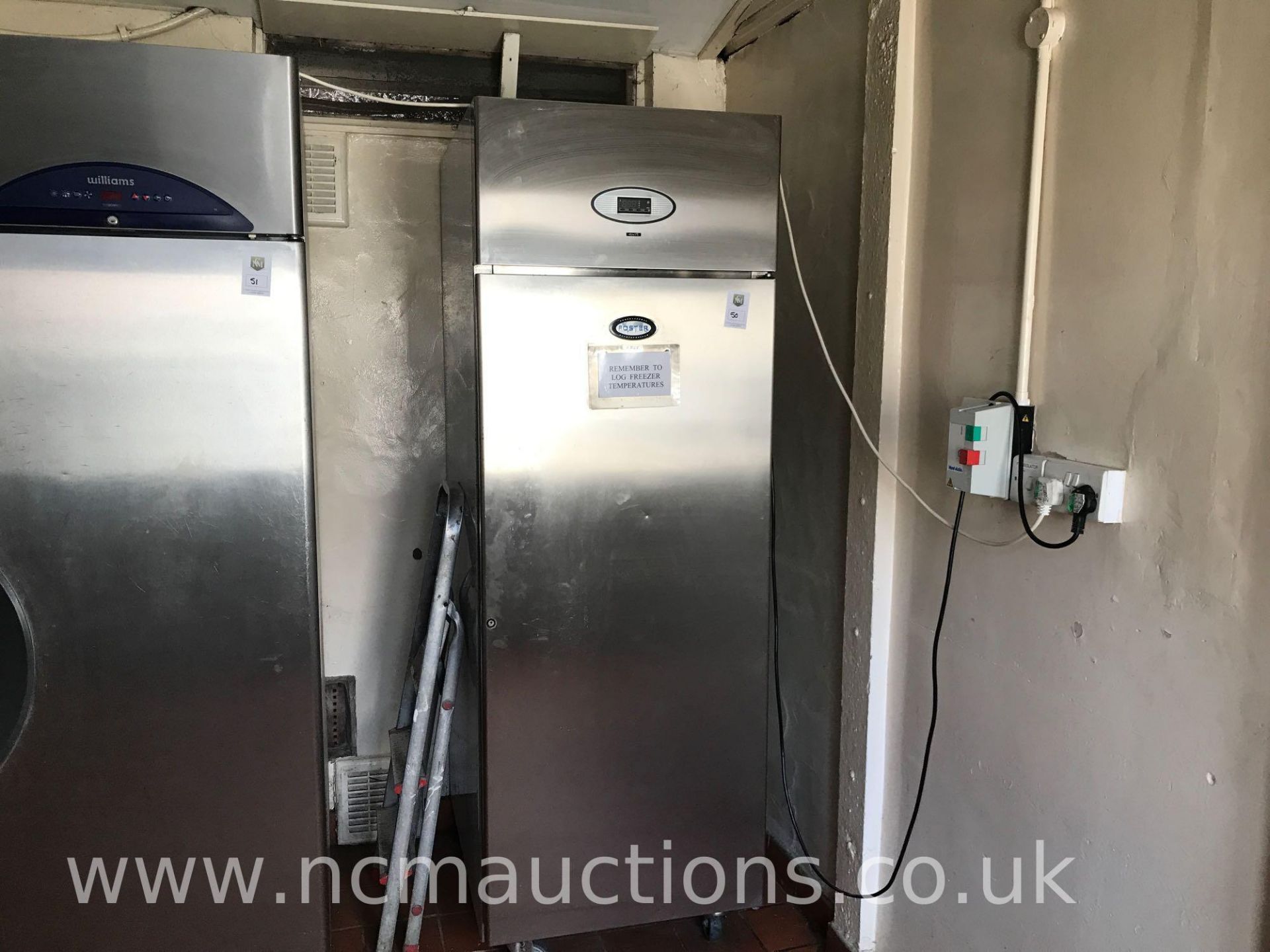 Foster Upright Stainless Steel Freezer
