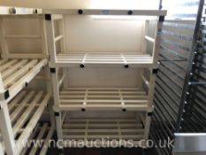 Wheeled Storage Racks x3