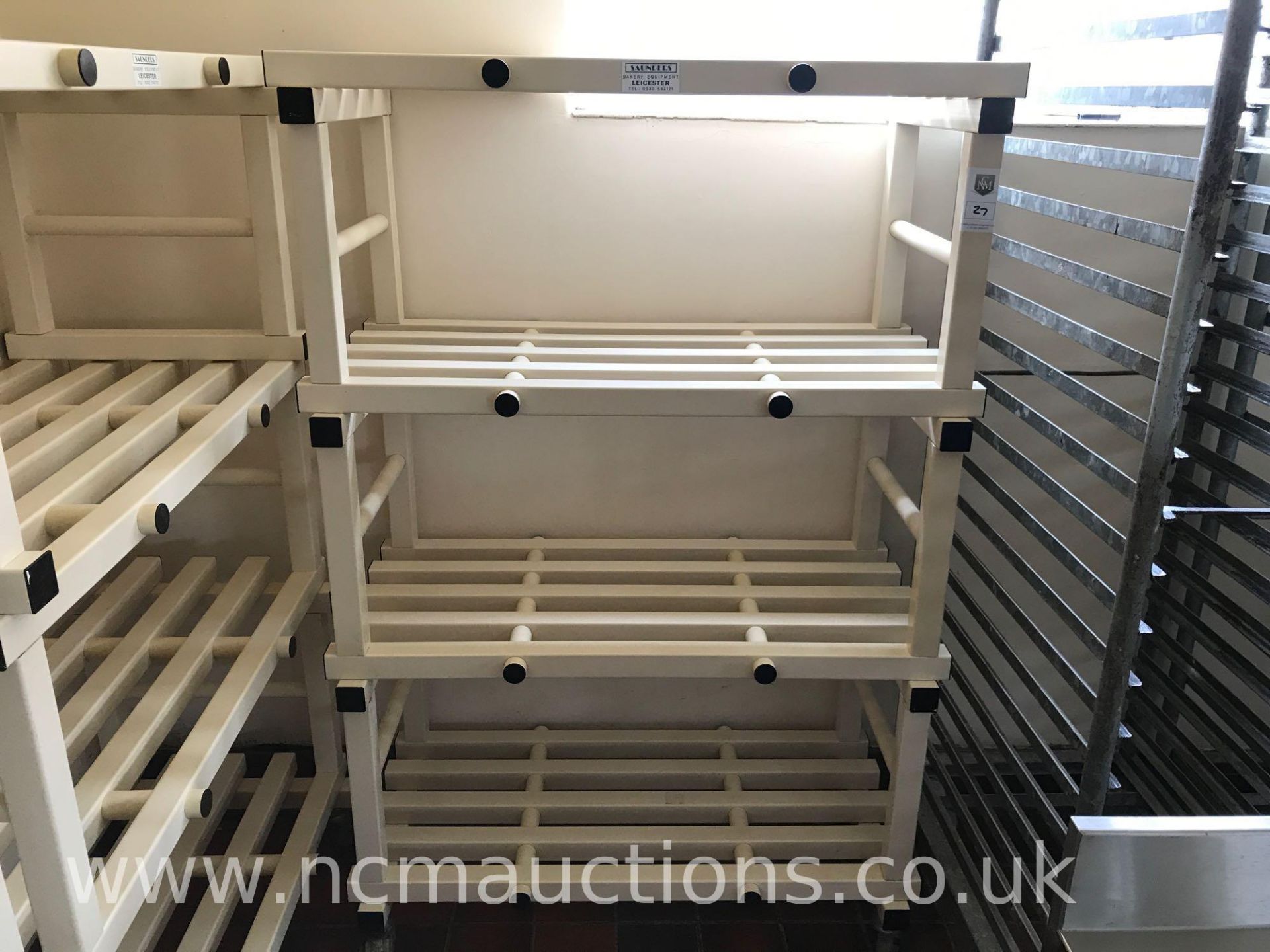 Wheeled Storage Racks x3