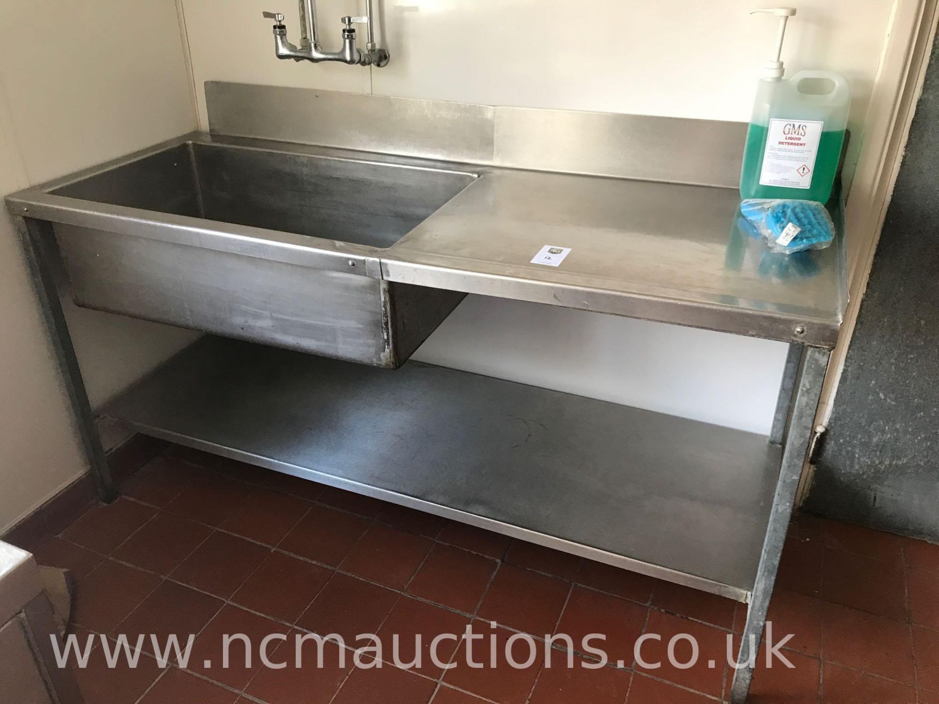 Large Stainless Steel Sink Unit