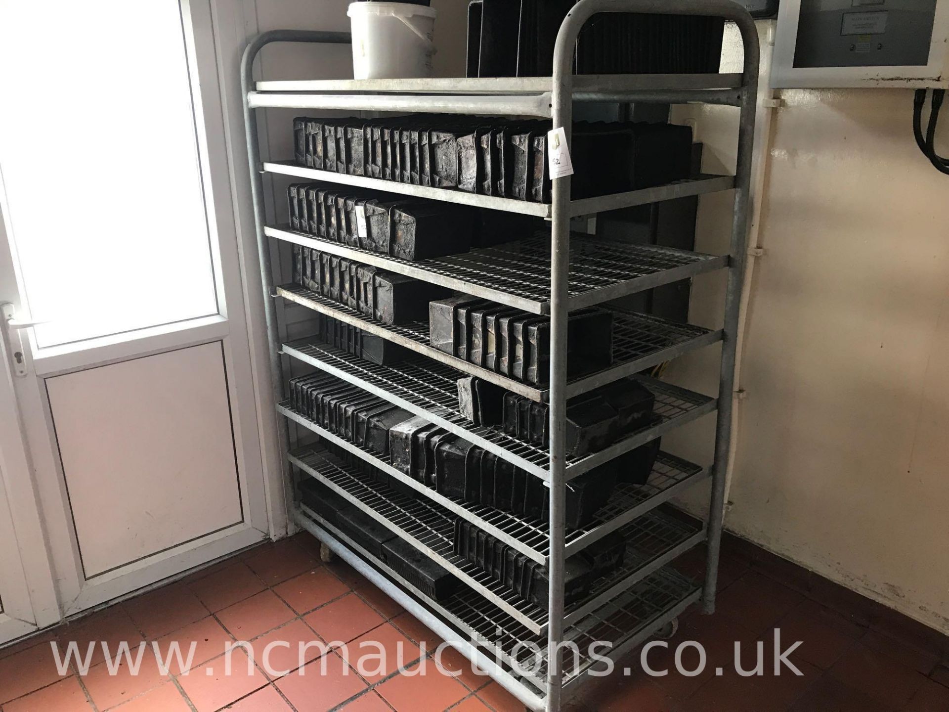 Wheeled Shelving Rack to Include a Variety of Bread Baking Tins - Image 2 of 3