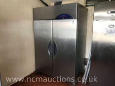 Williams Two Door Upright Stainless Steel Freezer