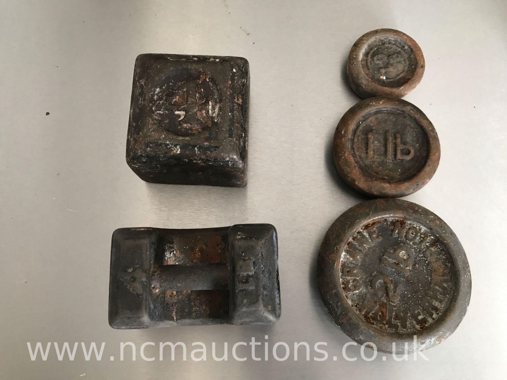Selection of Antique Weights - Image 2 of 4