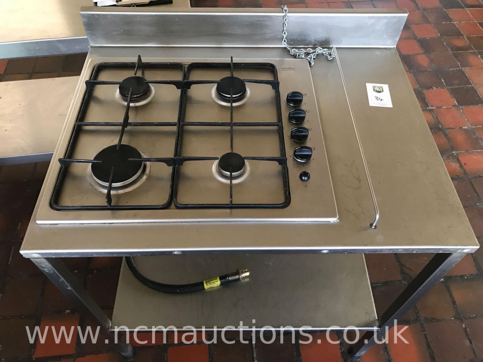 Stainless Steel Four Ring Gas Hob - Image 2 of 3