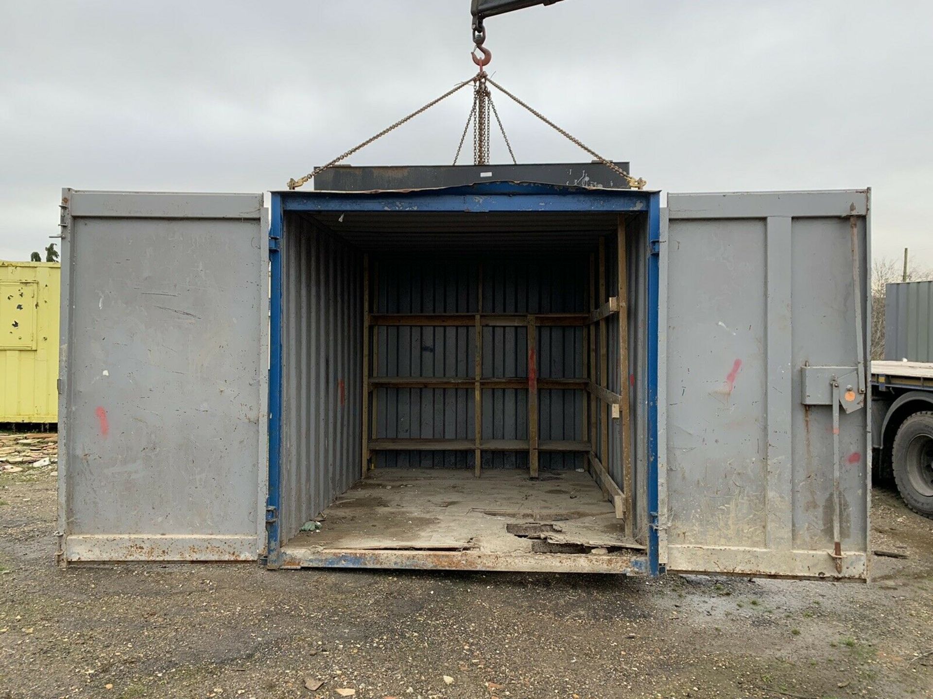 Office / Storage Container Anti Vandal Steel Portable Building 20ft x 8ft - Image 3 of 11