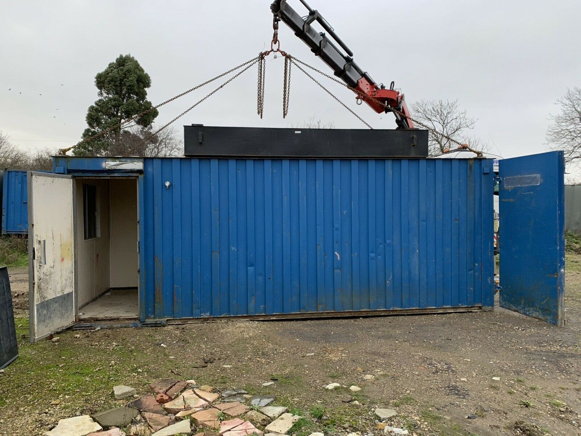 Office / Storage Container Anti Vandal Steel Portable Building 20ft x 8ft - Image 8 of 11