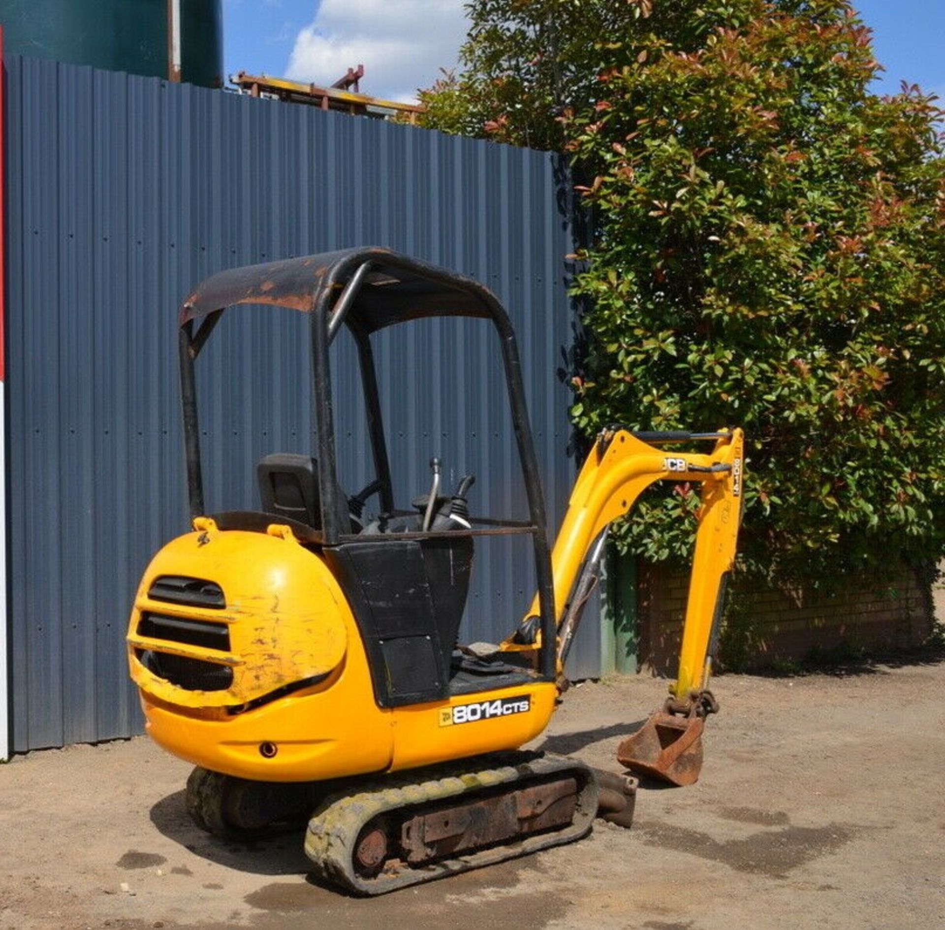 JCB 8014 CTS Mini Excavator 2012 - Image 4 of 11