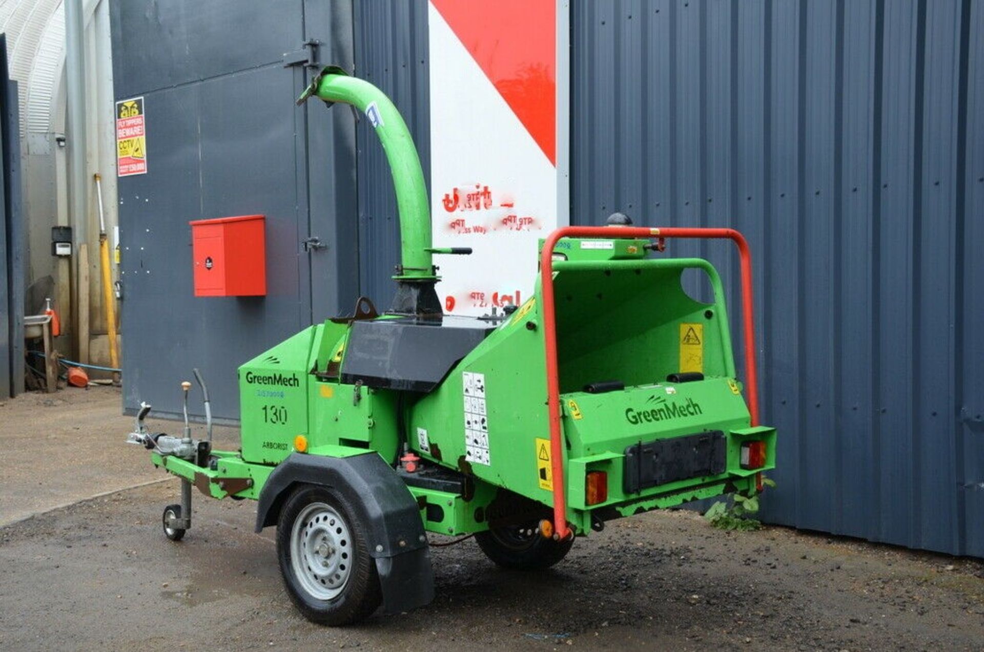 GreenMech 130 Arborist Wood Chipper 2013 - Image 3 of 10