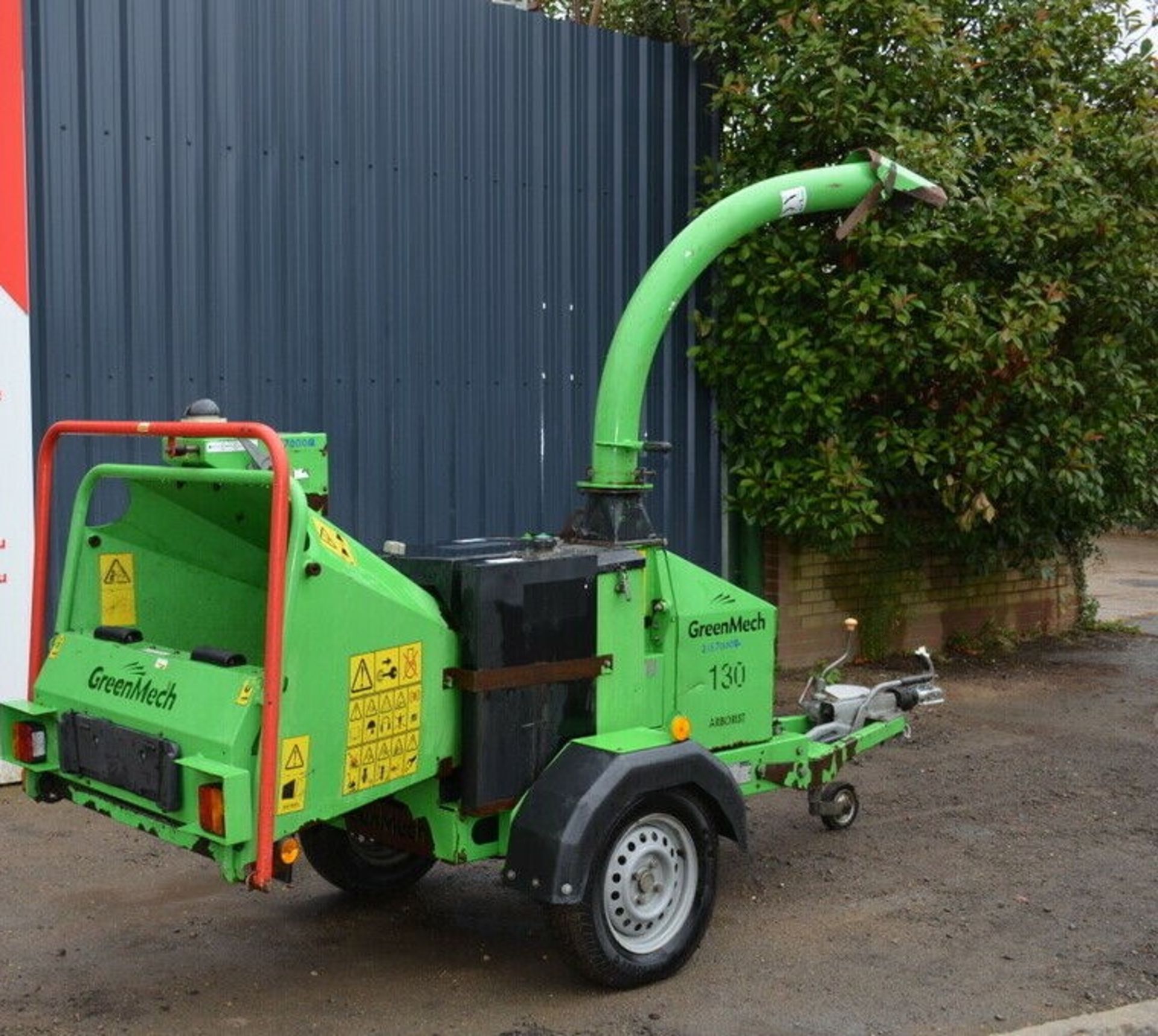 GreenMech 130 Arborist Wood Chipper 2013 - Image 8 of 10