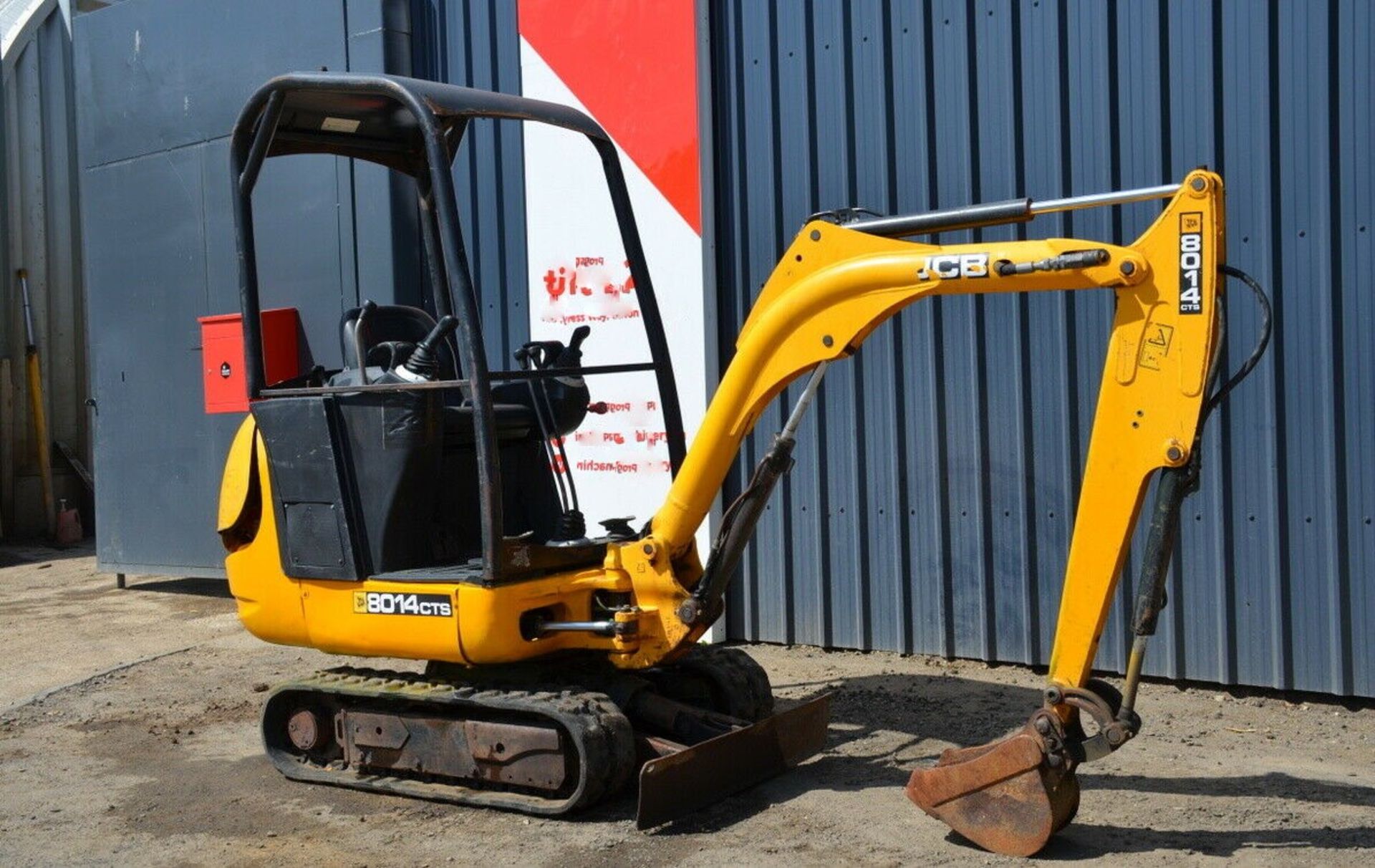 JCB 8014 CTS Mini Excavator 2012 - Image 3 of 11