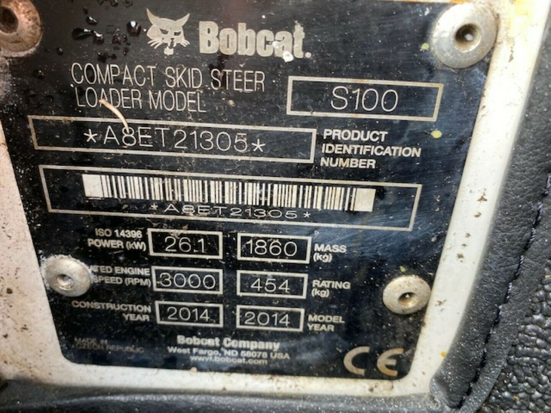 Bobcat S100 Skidsteer Loader (2014) - Image 12 of 12