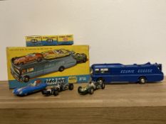 Rare Corgi Toys Gift Set 16 - Ecurie Ecosse Car Transporter & 3 Racing Cars