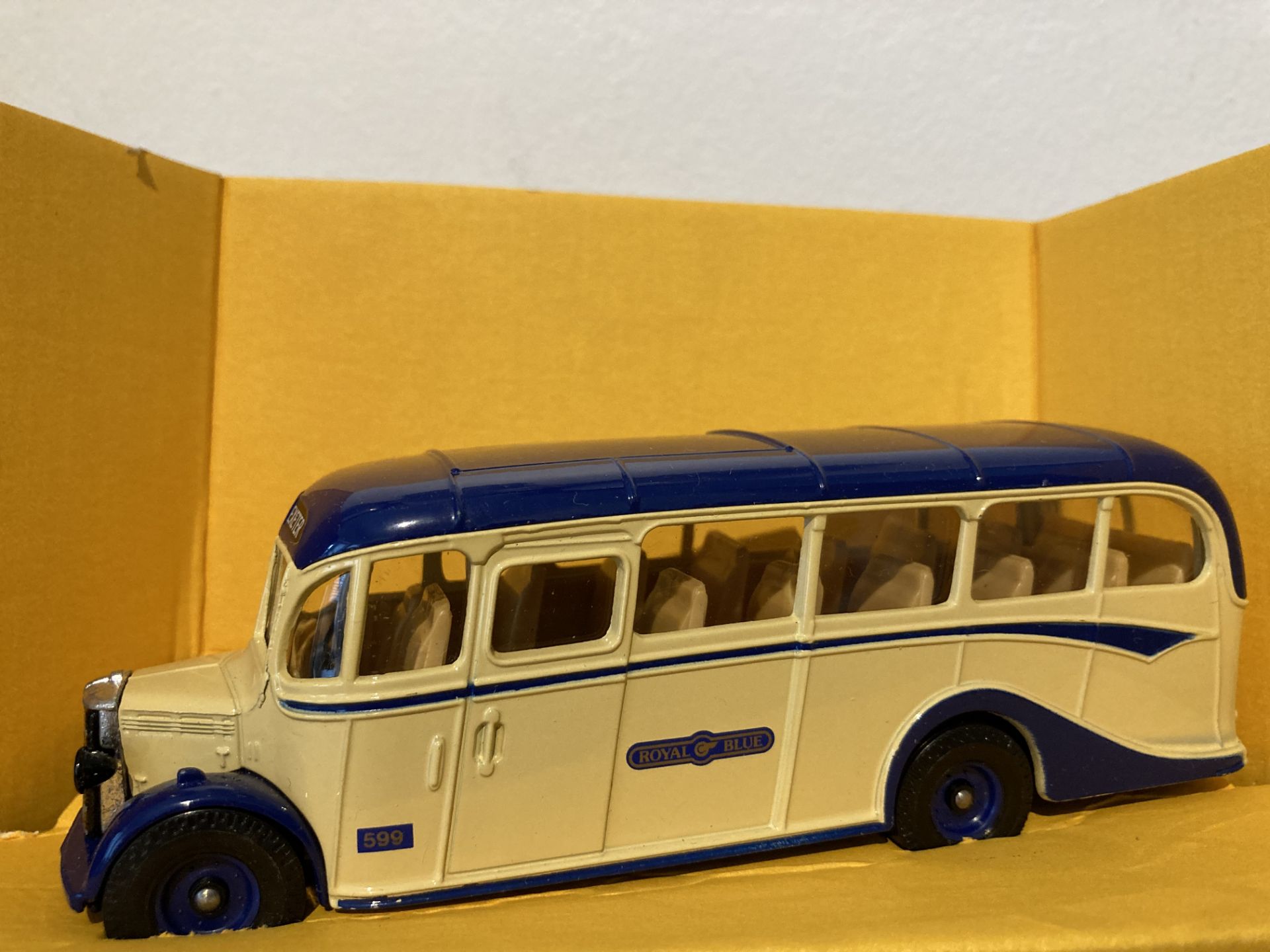 Corgi Classics Royal Blue Bedford Type OB Coach