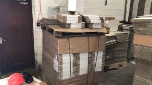 6x Pallets of Cardboard Boxes