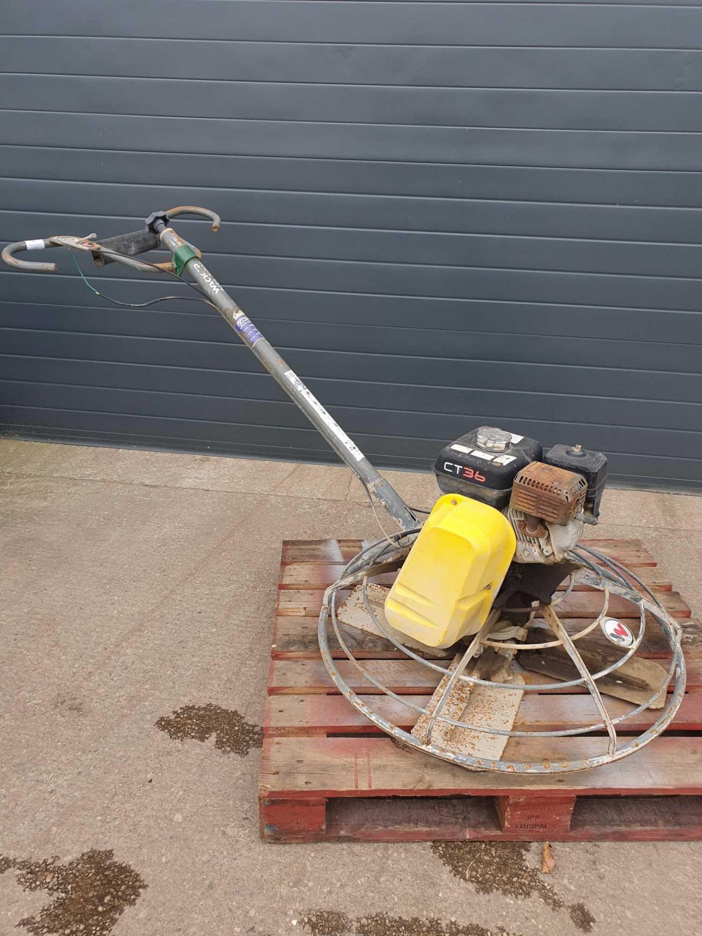 Wacker neuson ct 36 walk behind concrete polisher