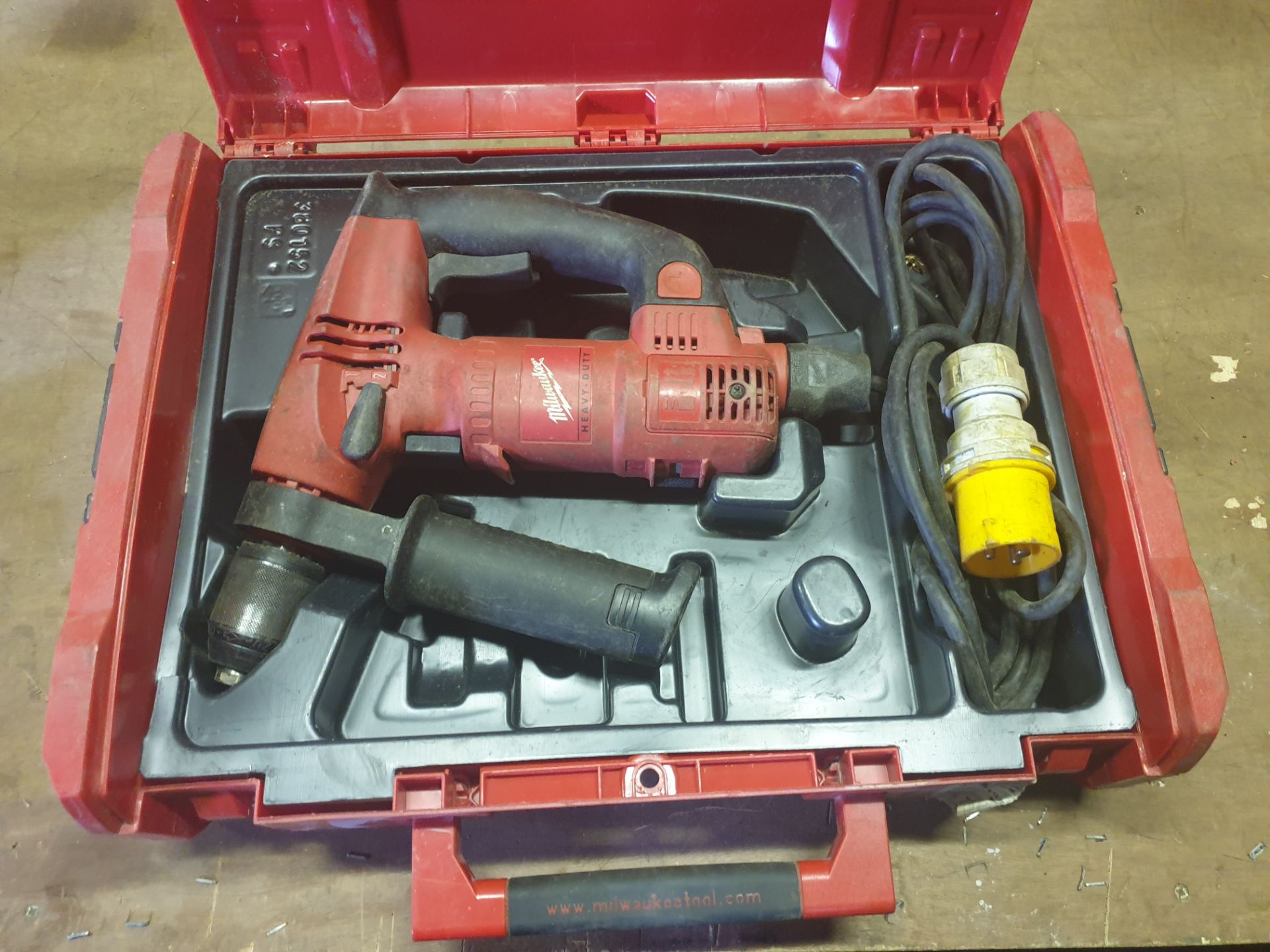 Milwaukee 110V Heavy duty SDS Drill T-TFC201 in box - No manual