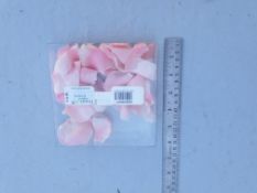 1 x 24 pack of Fake Pink Rose Petals