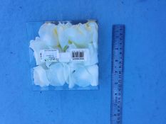 1 x 24 pack of Fake Cream Rose Petals