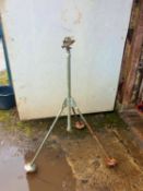 IRRIGATION 1 tripod mounted NAAN brass body impulse sprinkler