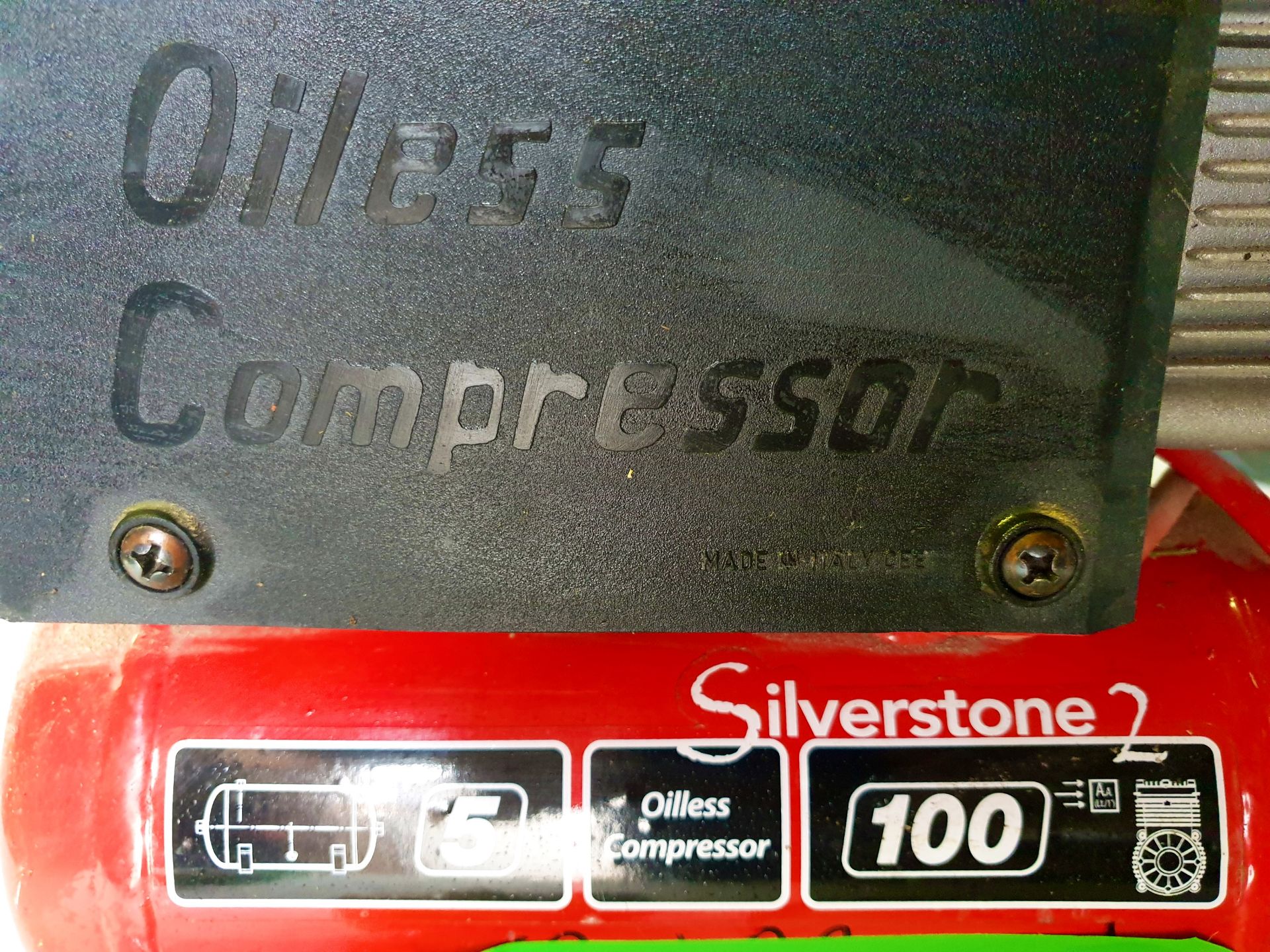 Silverstone 2: 5 Lt Nardi Oilless compressor - 110V - Image 4 of 4