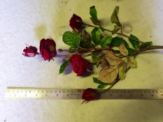 10 x Artificial Rose spray - Red Velvet - Used once - good condition