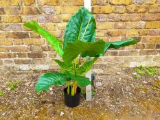 1 x Artificial Alocasia Potted plant - Unused