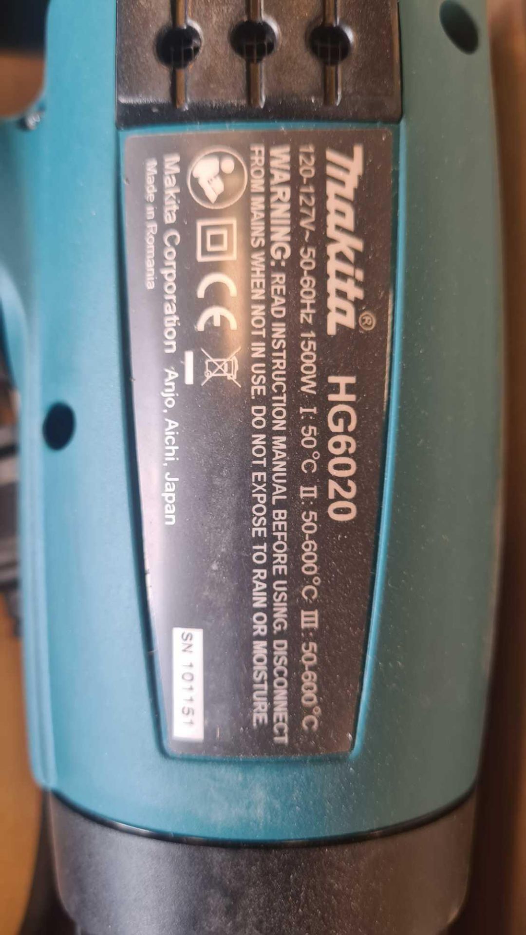 makita thermocouple heat gun 110v - Image 3 of 3