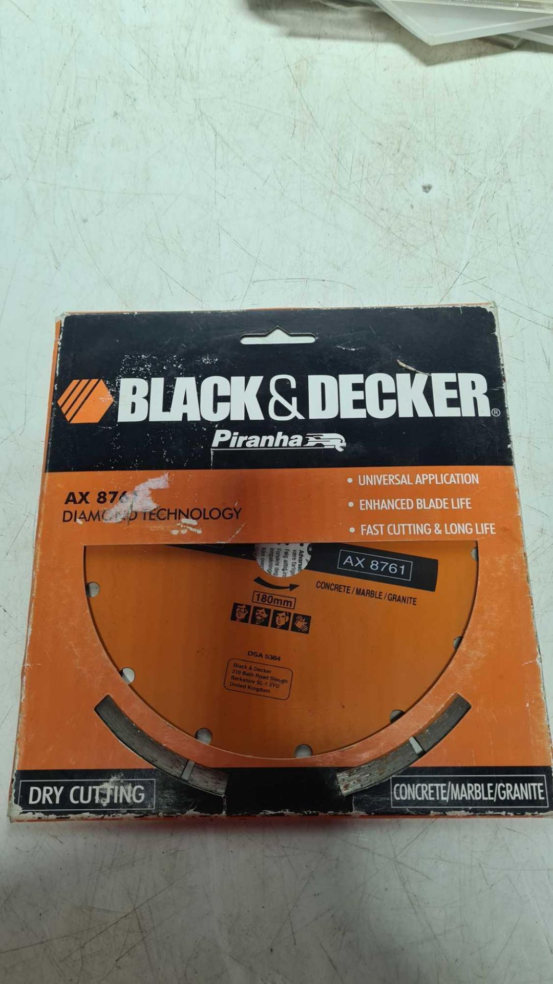 Black and decker 180mm cutting disc