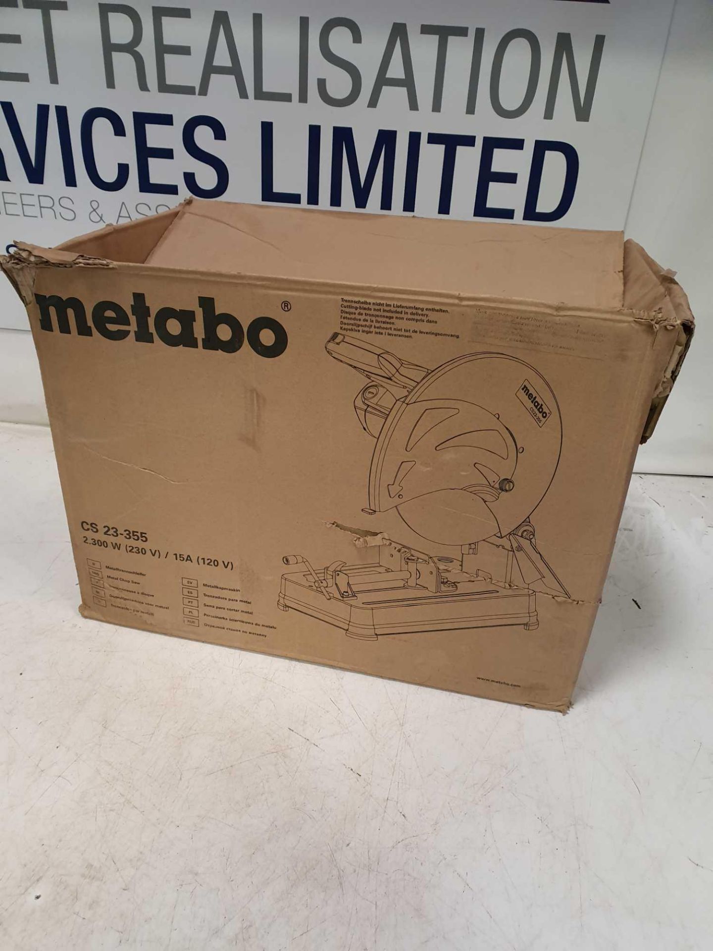 Metabo metal chop saw 110v