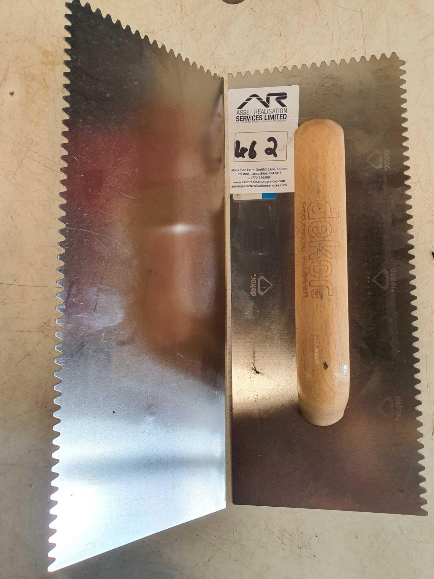 2 x notched trowel - Image 2 of 2