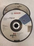 18 x bosch metal cutting disc