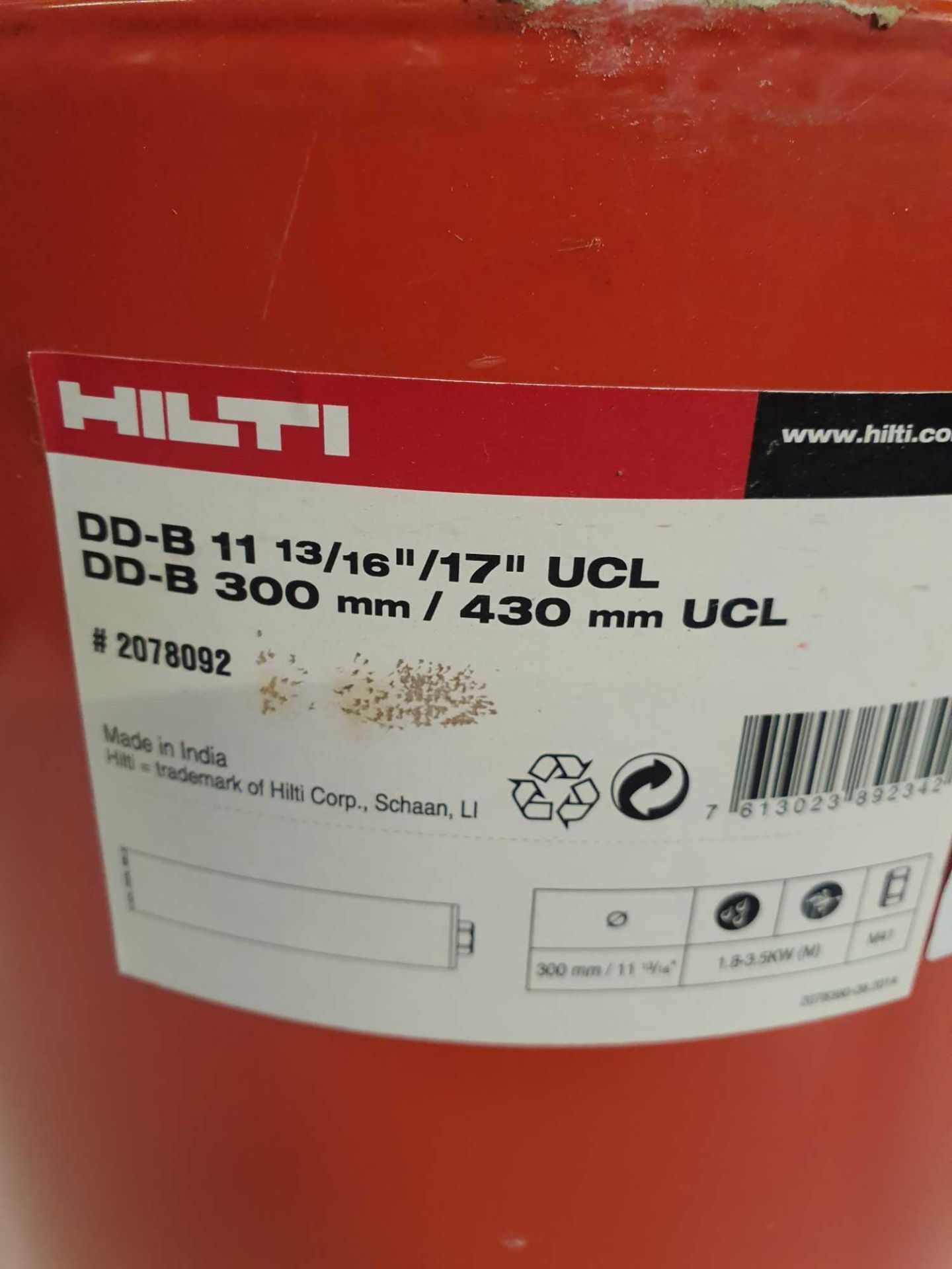 Hilti dd-b 11 core bit - Image 2 of 2