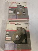 2 x bosch concrete grinding discs