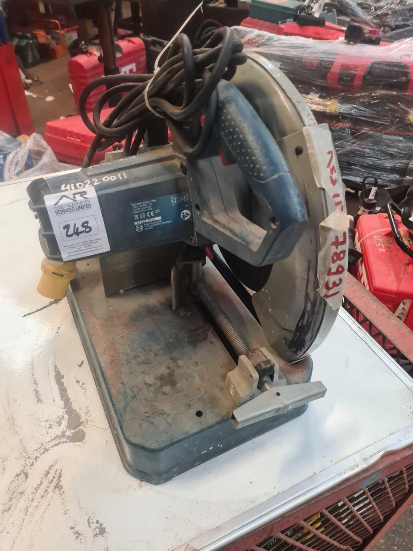 Bosch bench cut of saw 110v