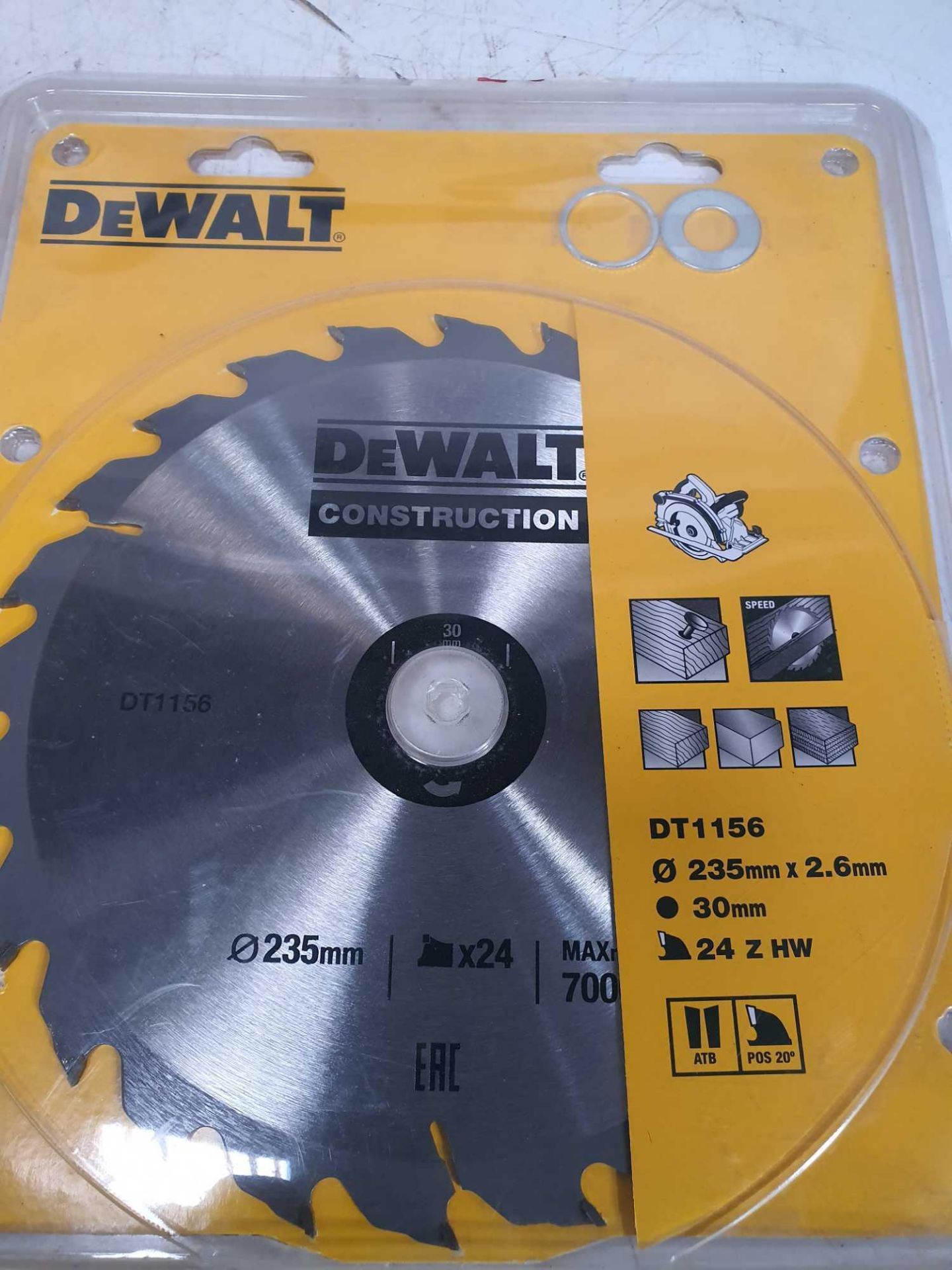 Dewault circular saw blade