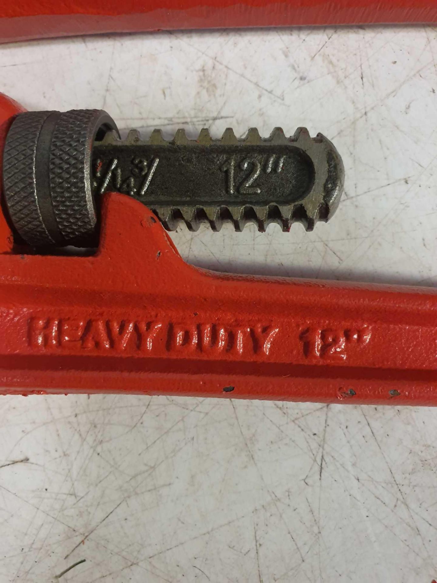 Max germany pipe wrench x 2 - Image 2 of 2