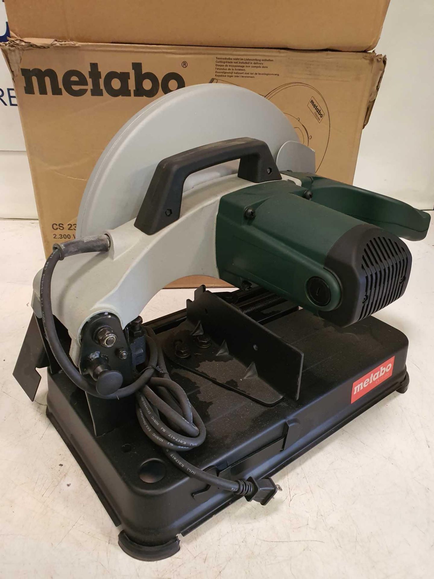 Metabo metal chop saw 110v - Image 4 of 4