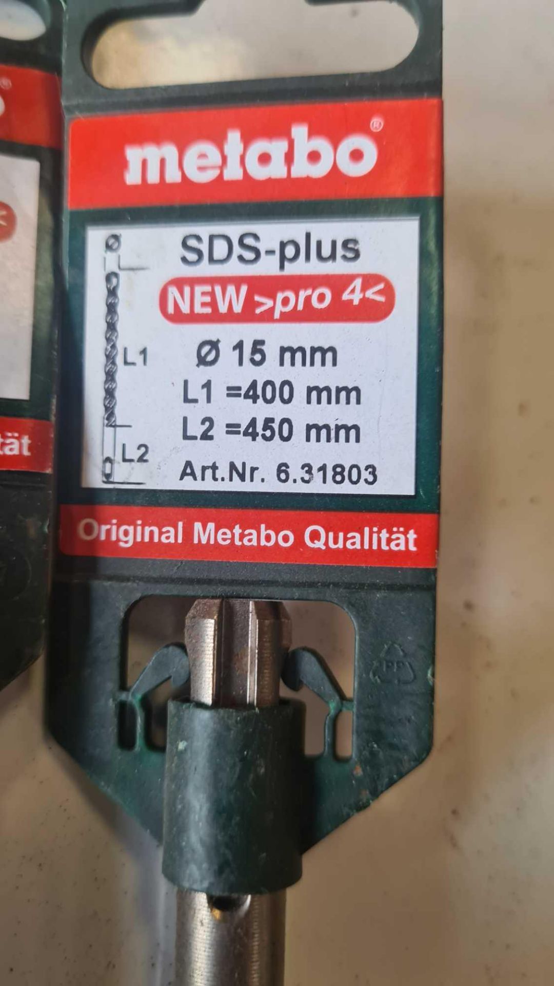 4x metabo sds plus 15mm x 400 mm bit - Image 2 of 2