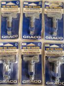 6 x graco spray gun tips