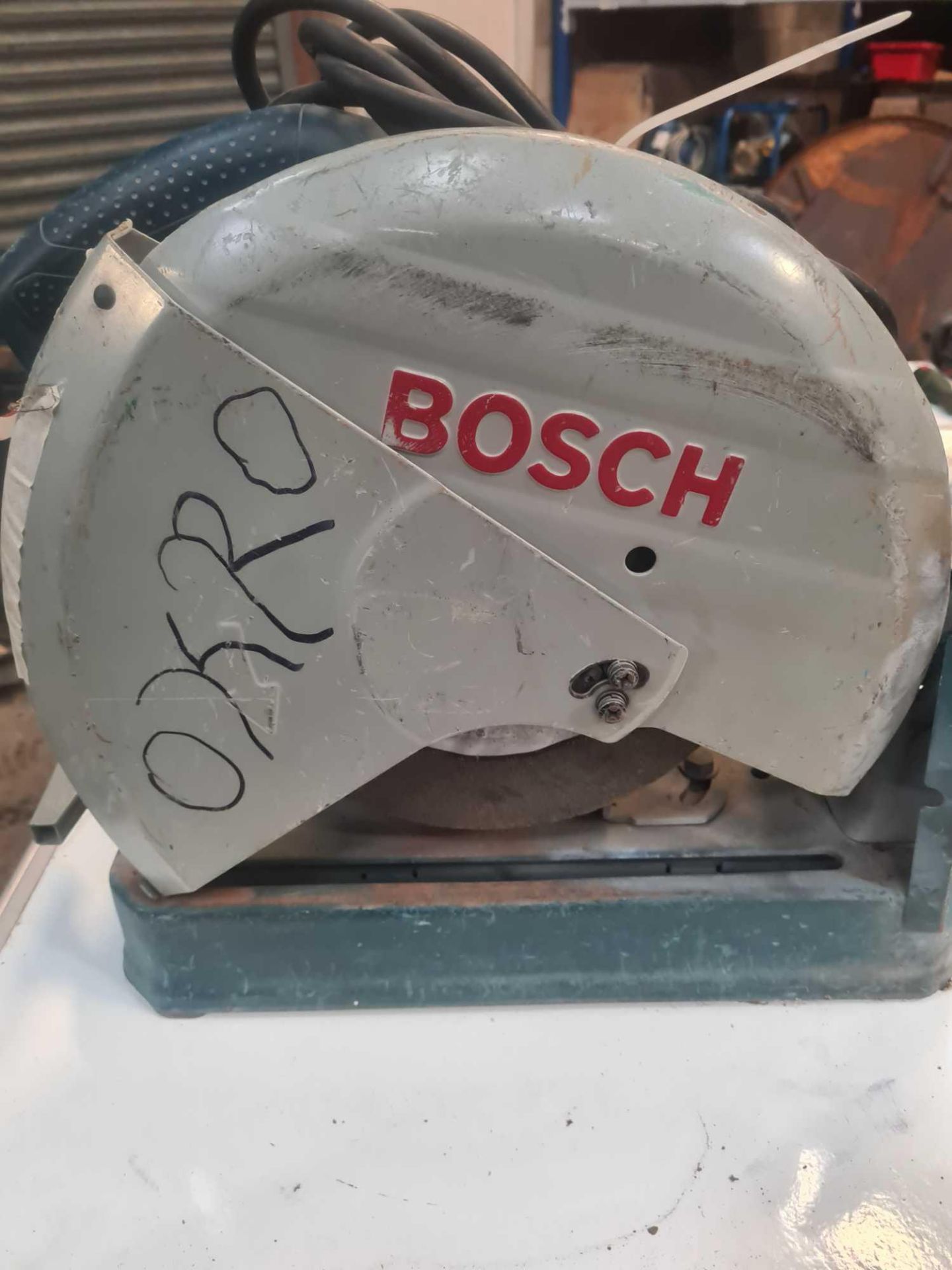 Bosch bench cut of saw 110v - Bild 2 aus 3