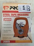 Protech steel tape measure 30m