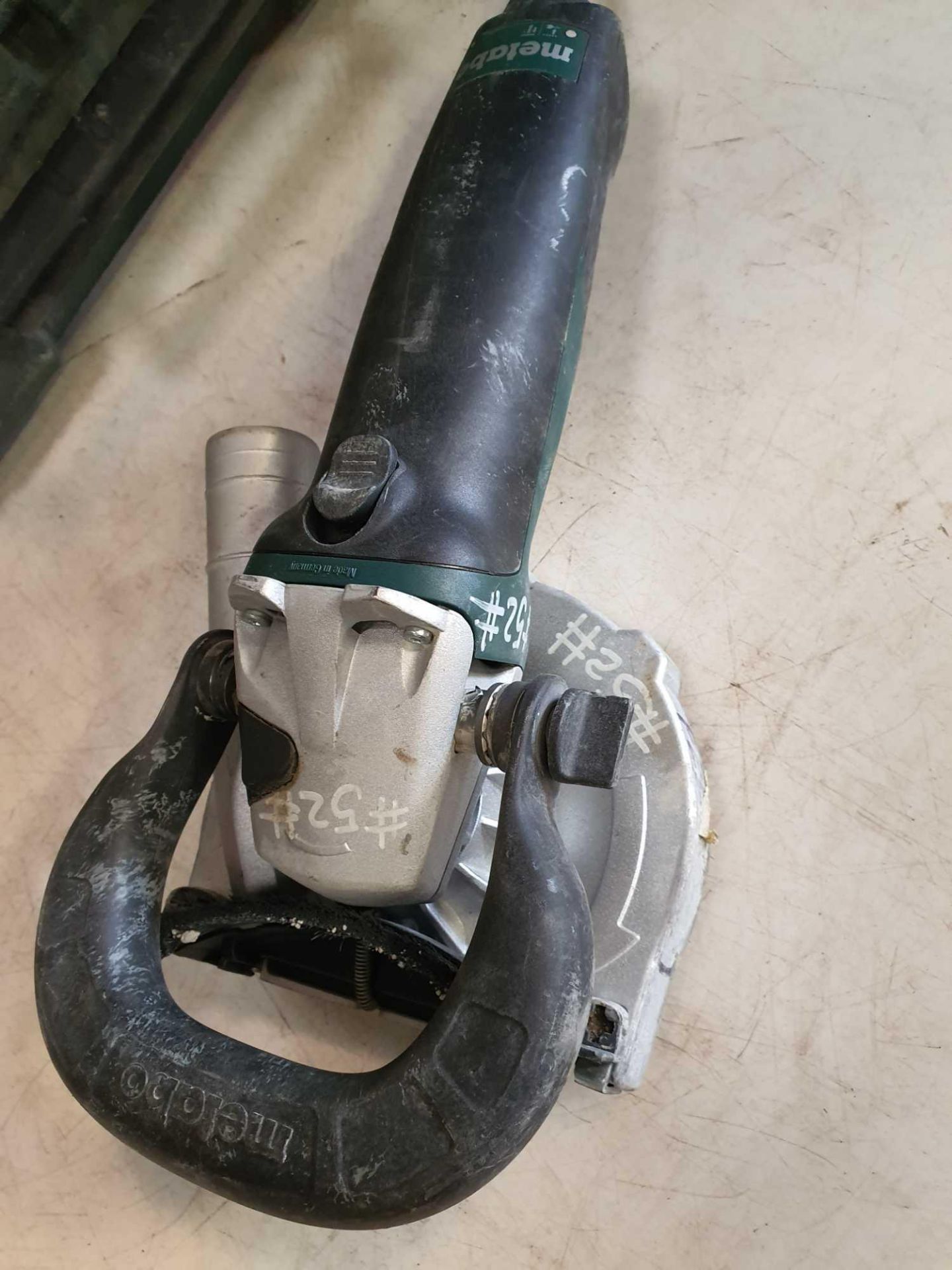 Metabo 110v hand held concrete grinder - Image 4 of 4