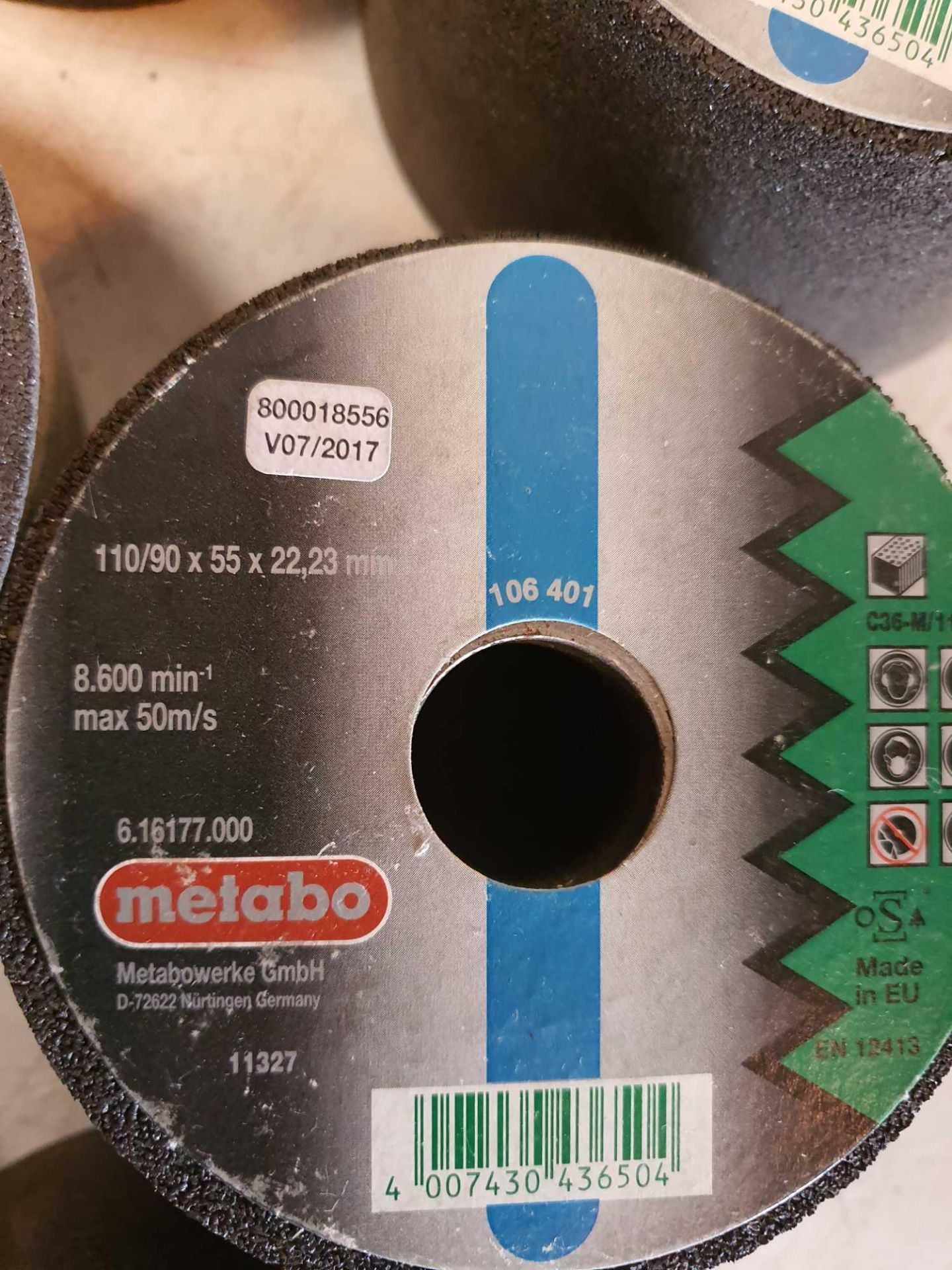 6 x metabo grinding stones - Image 2 of 2