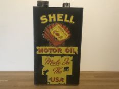 Shell Motor Oil Can