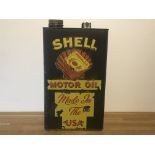 Shell Motor Oil Can