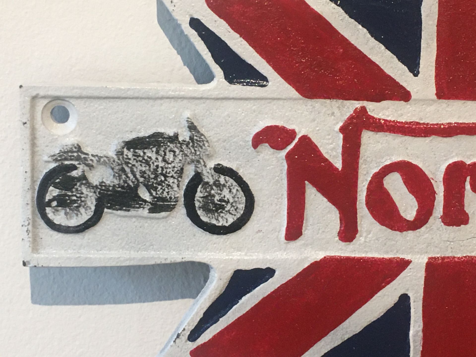 Norton Motorcycles 1898 Cast Iron Sign - Image 3 of 5